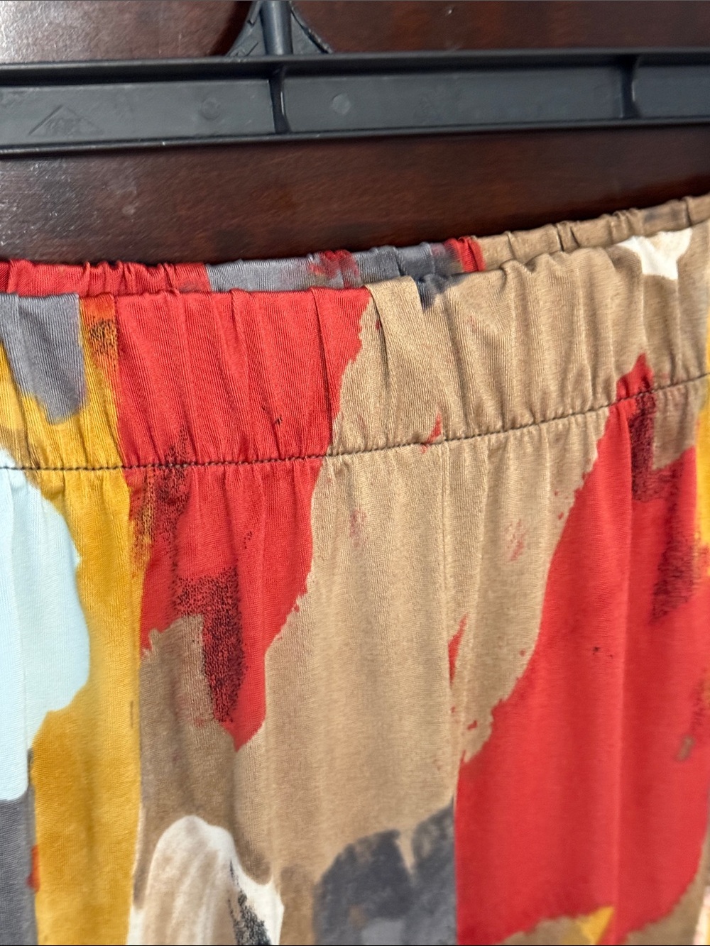 Multicolor Abstract Print Women's Pants Suit - Picture 6 of 6
